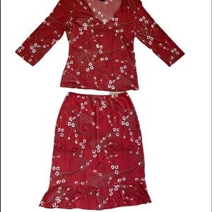 BCBG MAXAZRIA 2 piece skirt/top set Size- XS